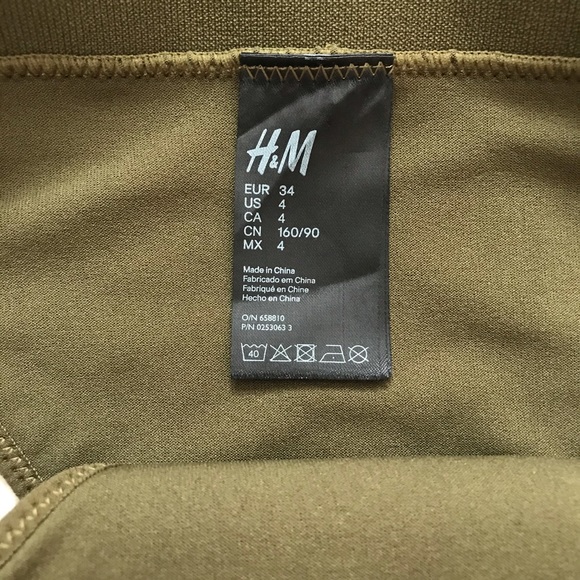 H&M Army Green Cheeky Bikini Bottom - Picture 3 of 3